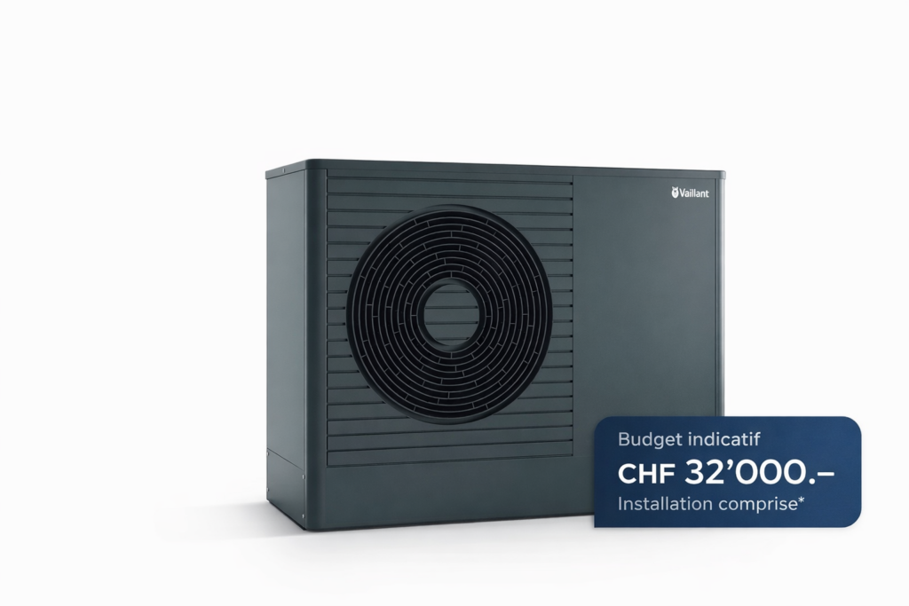 Prix d'une pompe à chaleur en Suisse