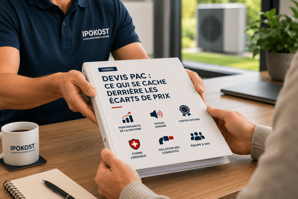 IPOKOST, spécialiste de la PAC en Suisse explique comment choisir la meilleure offre de pompe à chaleur.